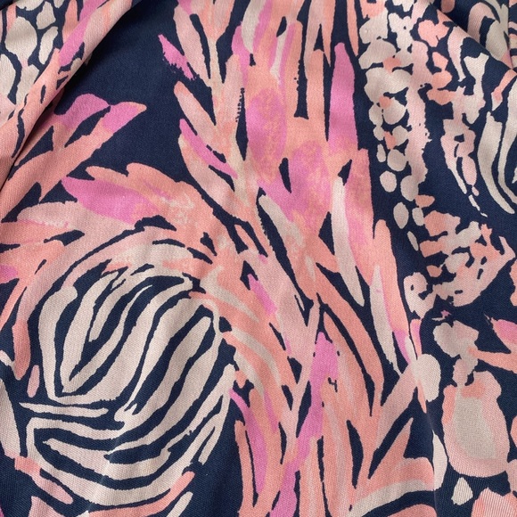 Lilly Pulitzer Felizia Silk Wrap Dress L - Picture 7 of 11